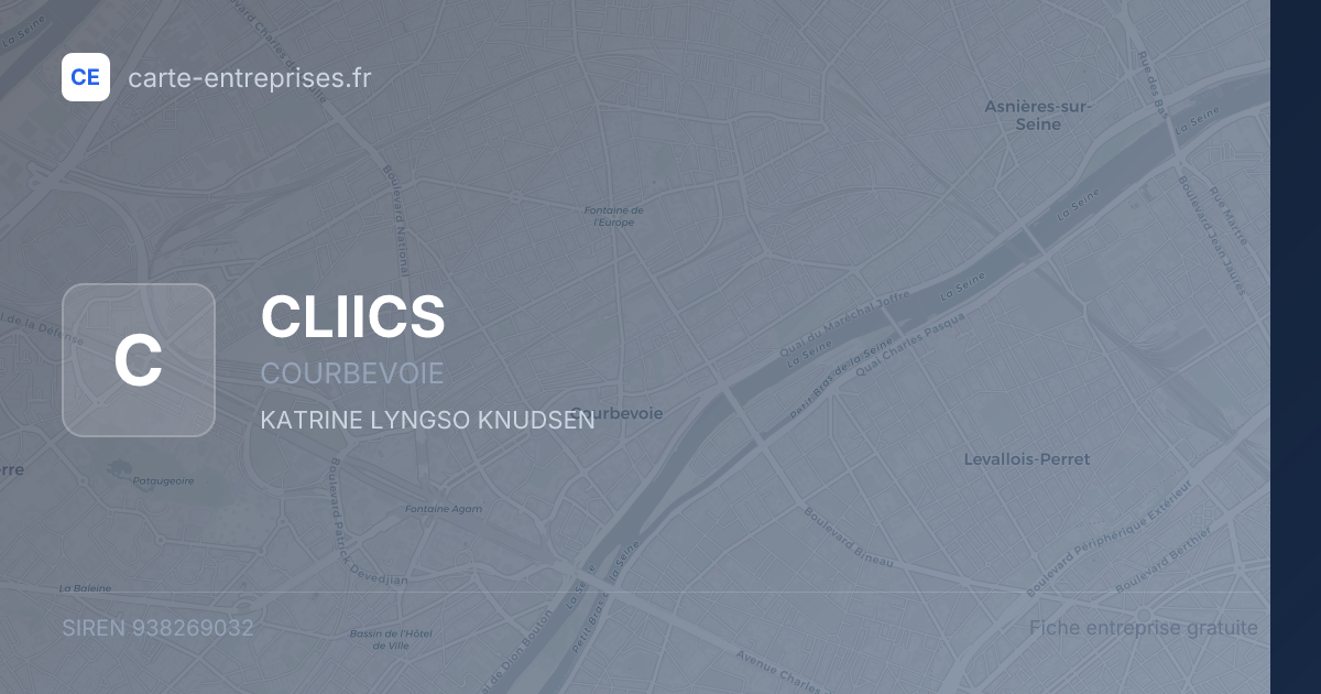 CLIICS — 938269032 — fiche entreprise