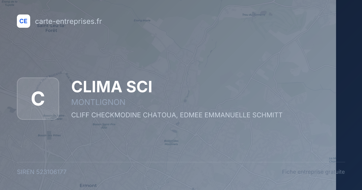 CLIMA SCI — 523106177 — fiche entreprise