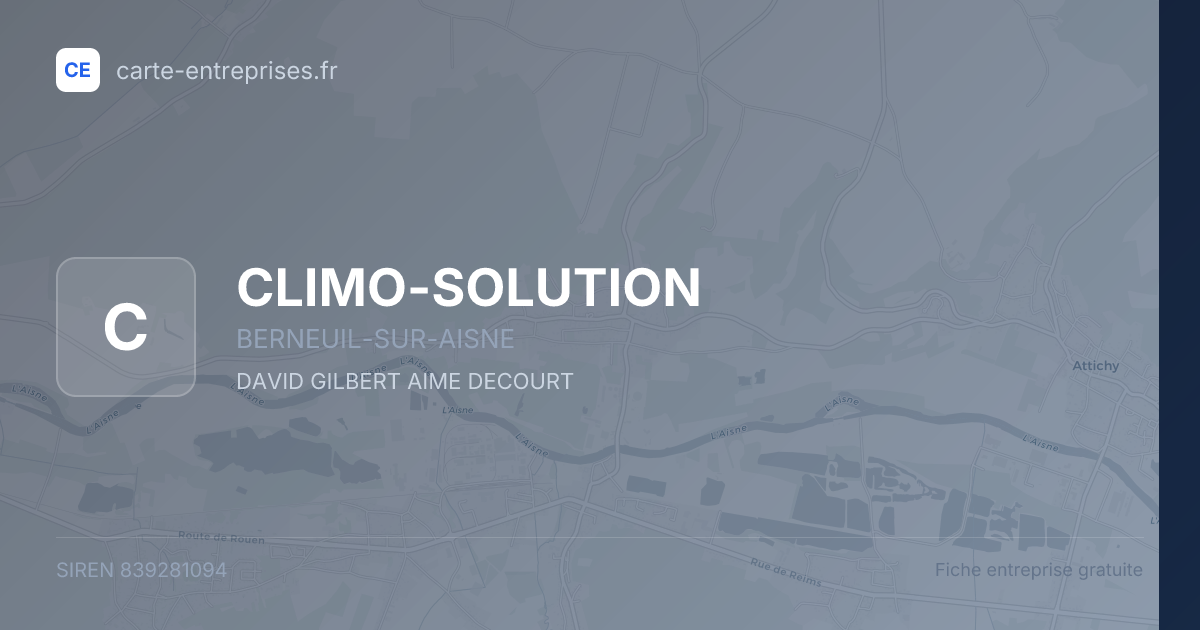 CLIMO-SOLUTION — 839281094 — fiche entreprise