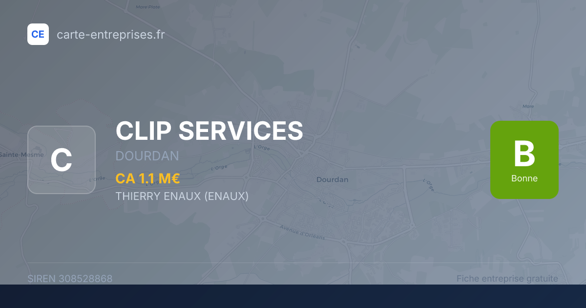 CLIP SERVICES — 308528868 — fiche entreprise