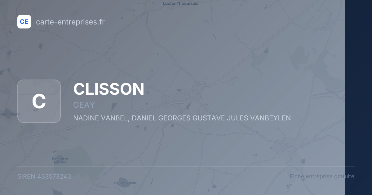 CLISSON — 433573243 — fiche entreprise