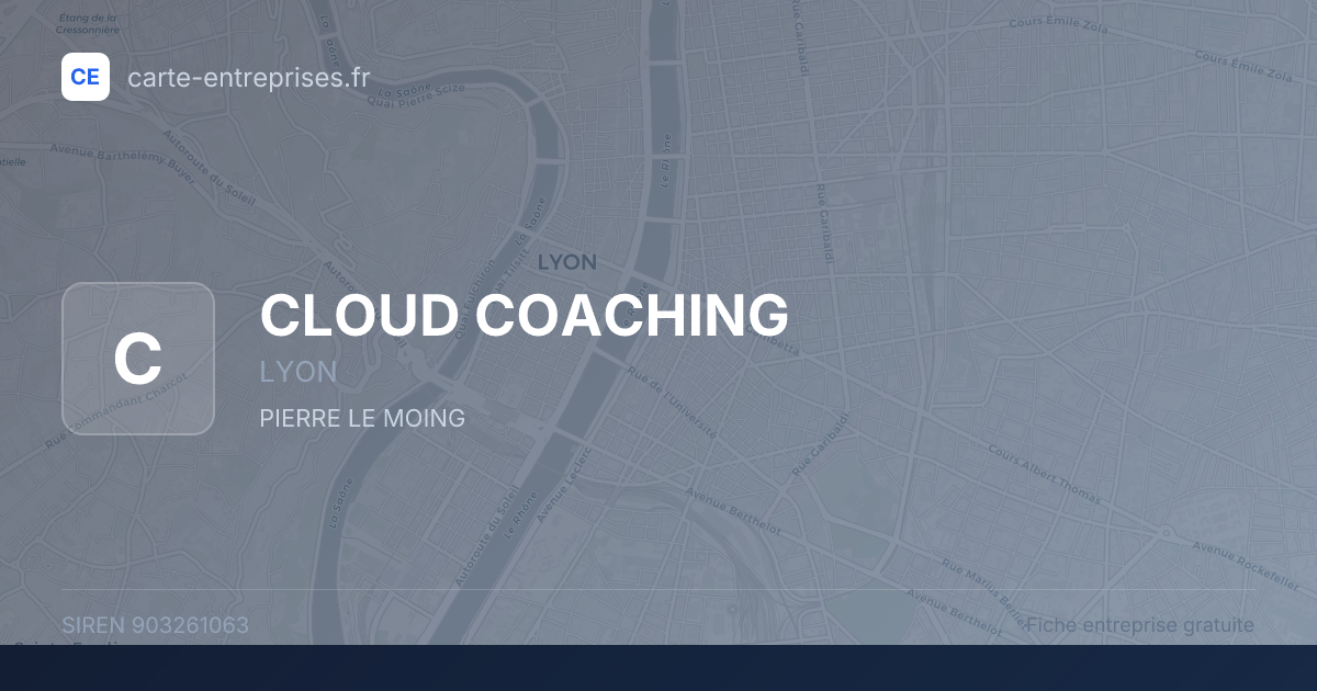 CLOUD COACHING — 903261063 — fiche entreprise