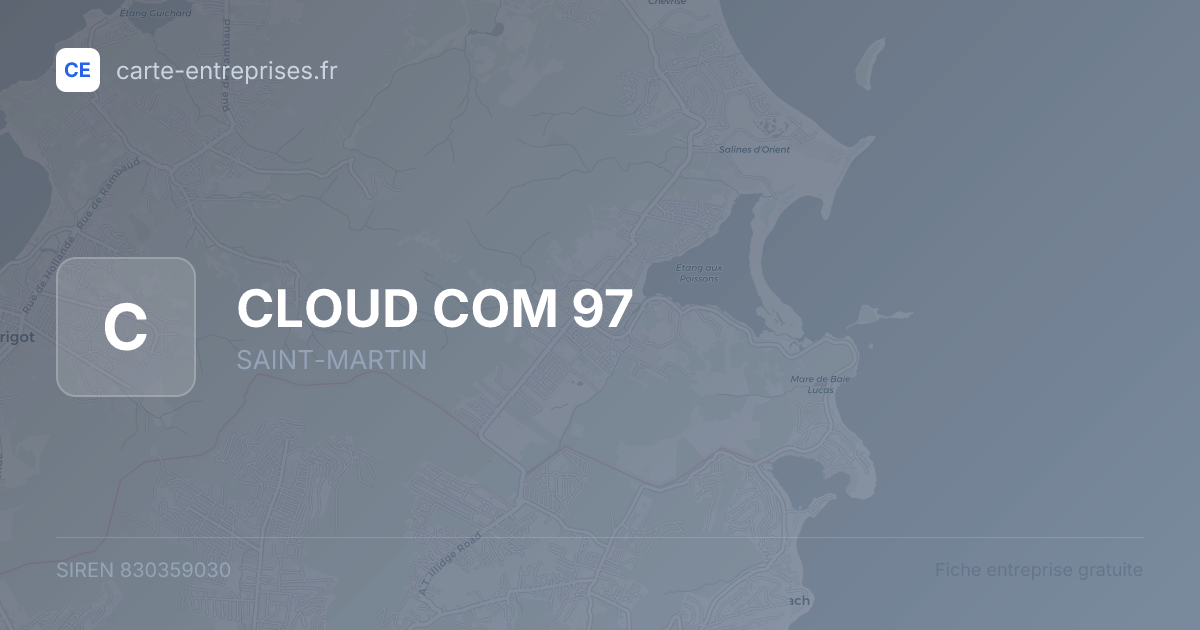 CLOUD COM 97 — 830359030 — fiche entreprise