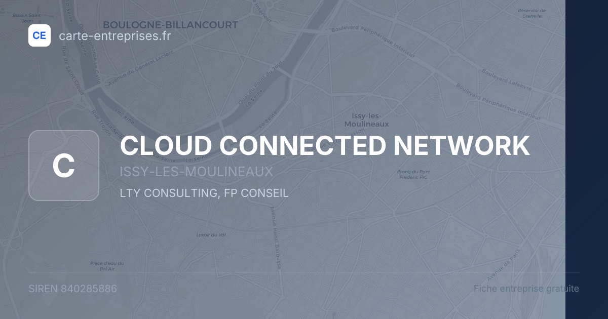 CLOUD CONNECTED NETWORK — 840285886 — fiche entreprise