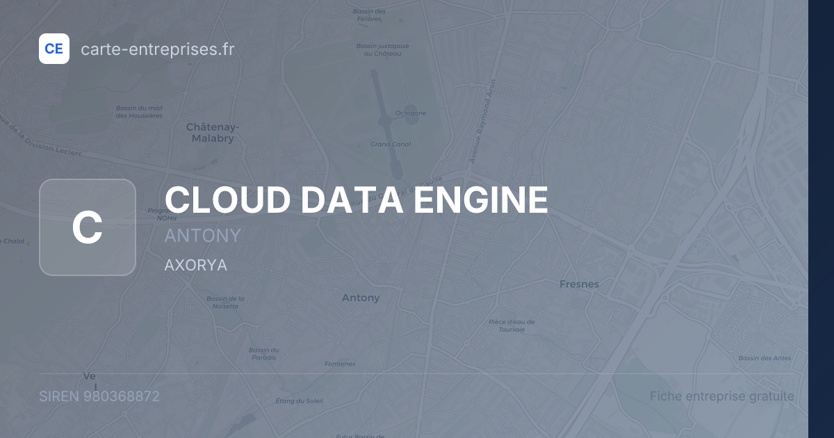 CLOUD DATA ENGINE — 980368872 — fiche entreprise