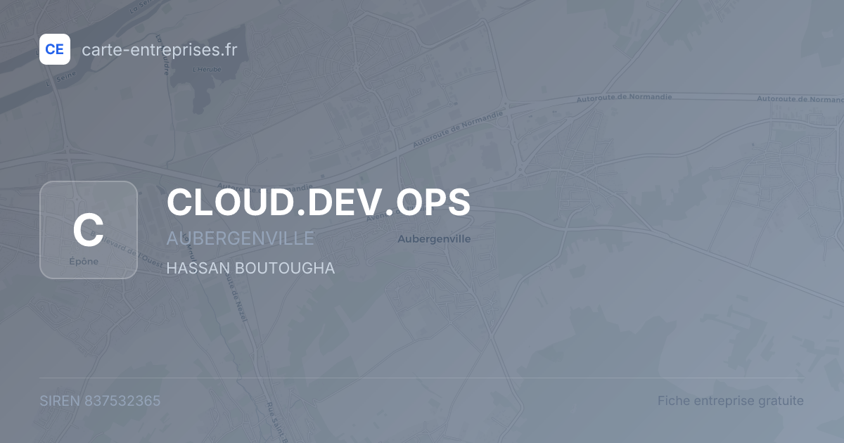 CLOUD.DEV.OPS — 837532365 — fiche entreprise