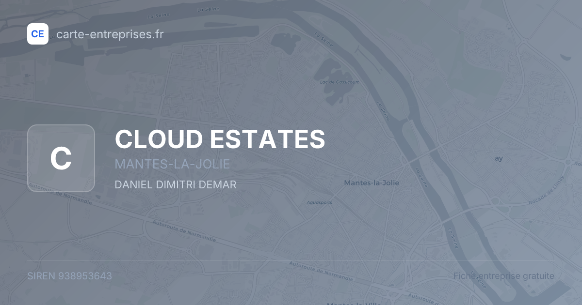 CLOUD ESTATES — 938953643 — fiche entreprise