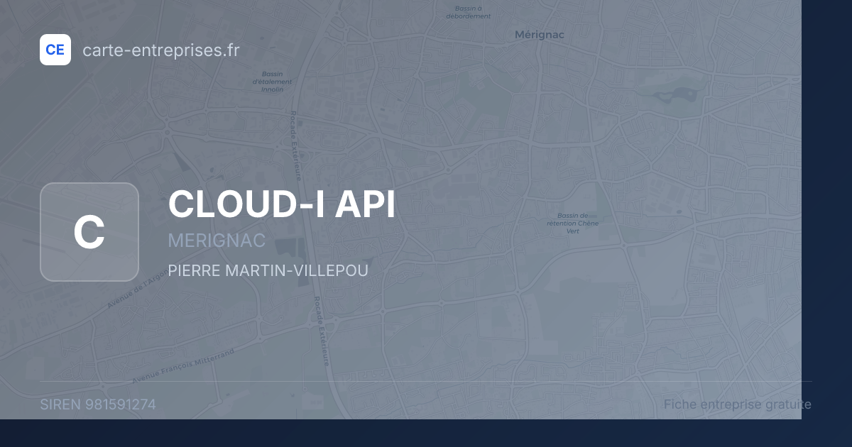 CLOUD-I API — 981591274 — fiche entreprise