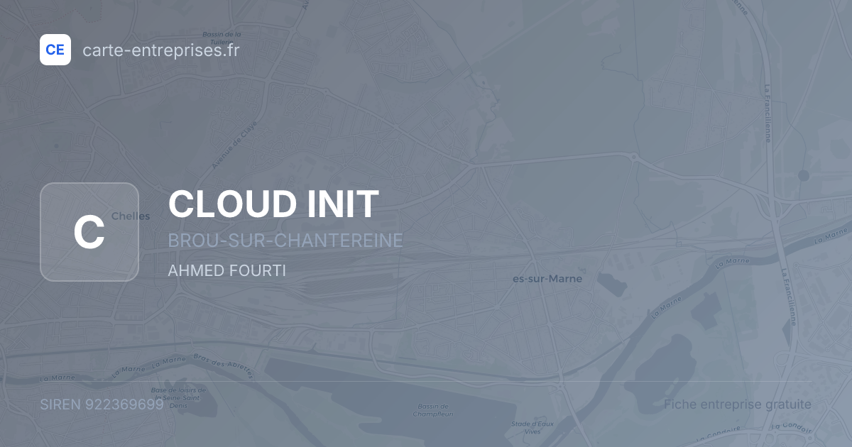 CLOUD INIT — 922369699 — fiche entreprise
