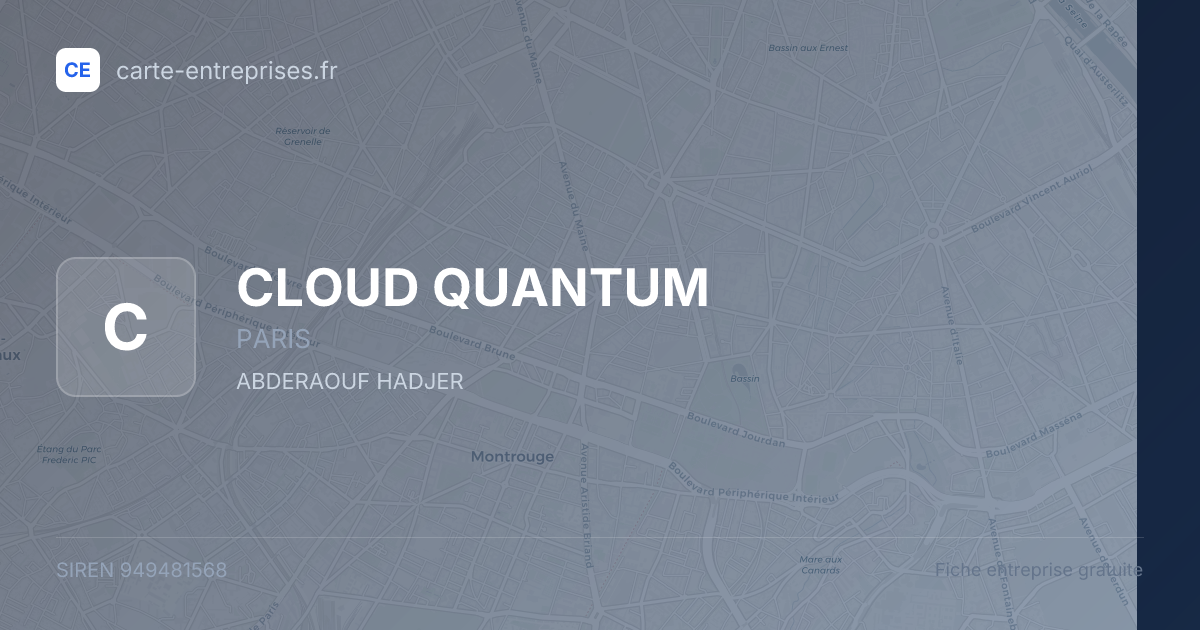 CLOUD QUANTUM — 949481568 — fiche entreprise