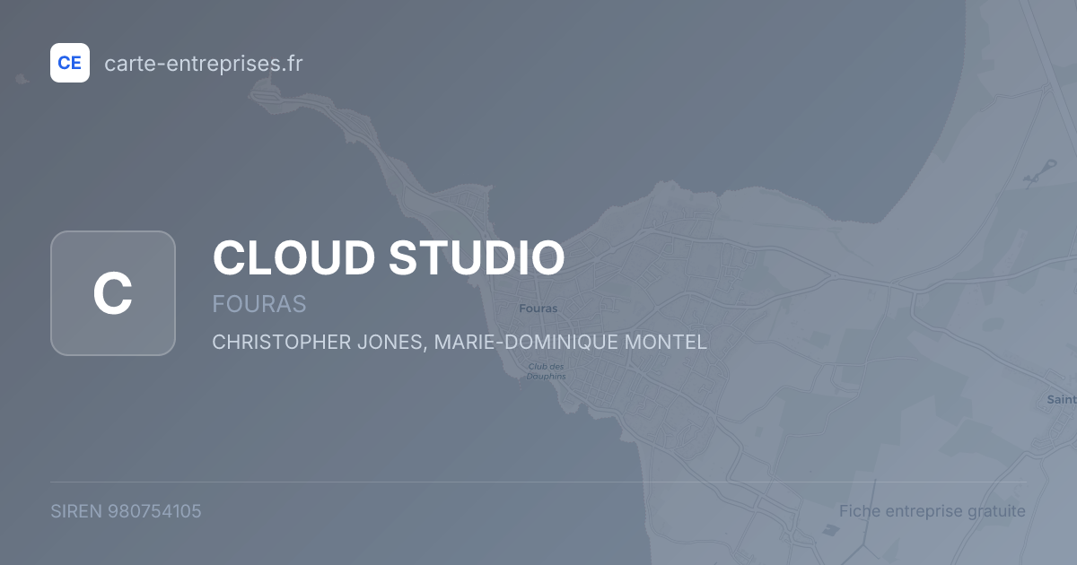 CLOUD STUDIO — 980754105 — fiche entreprise