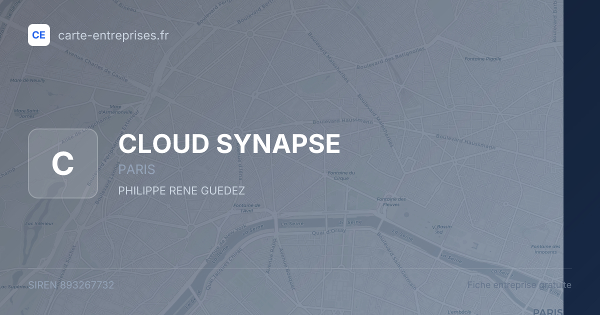 CLOUD SYNAPSE — 893267732 — fiche entreprise
