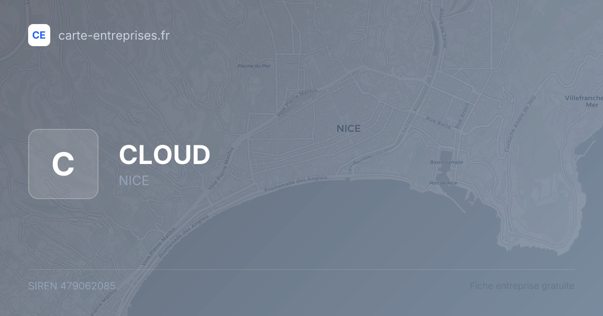 CLOUD — 479062085 — fiche entreprise