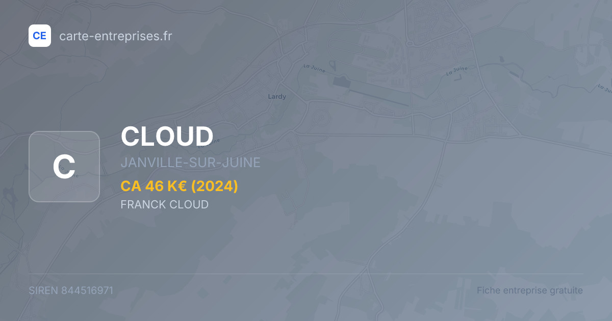 CLOUD — 844516971 — fiche entreprise