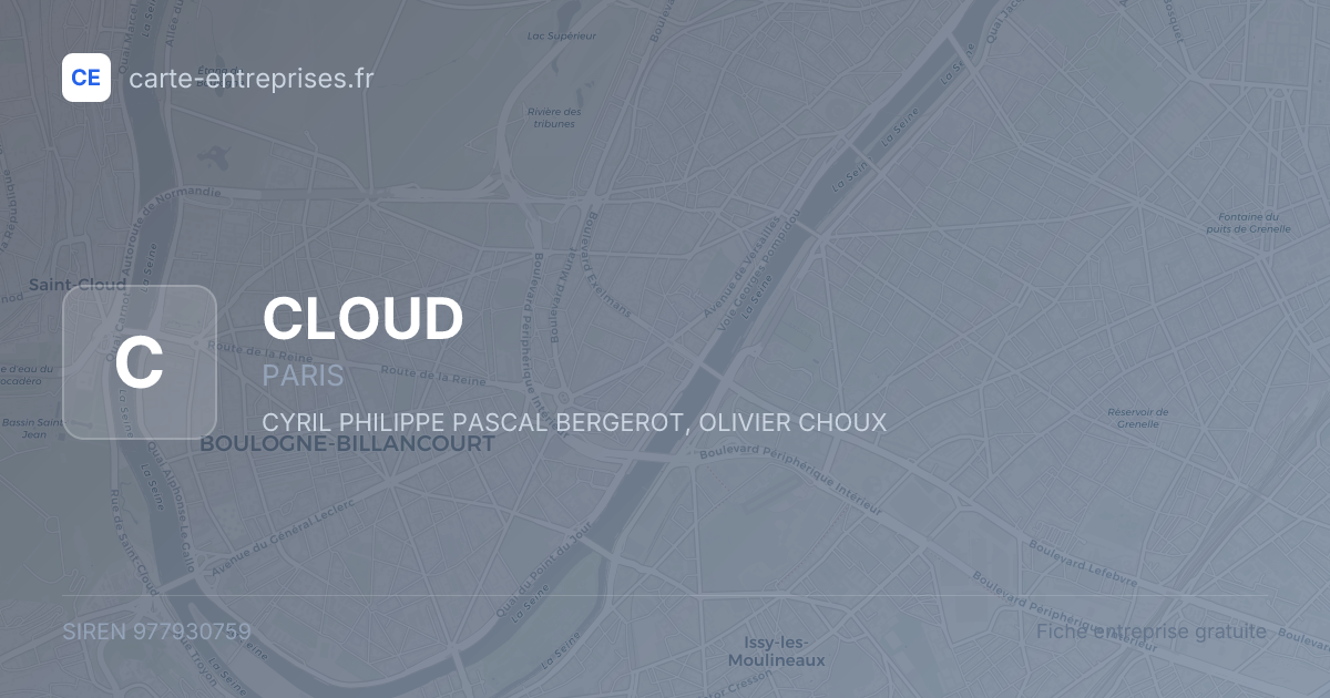 CLOUD — 977930759 — fiche entreprise