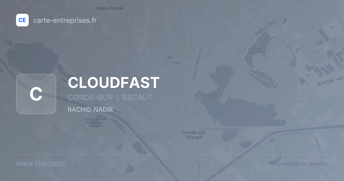CLOUDFAST — 103033825 — fiche entreprise