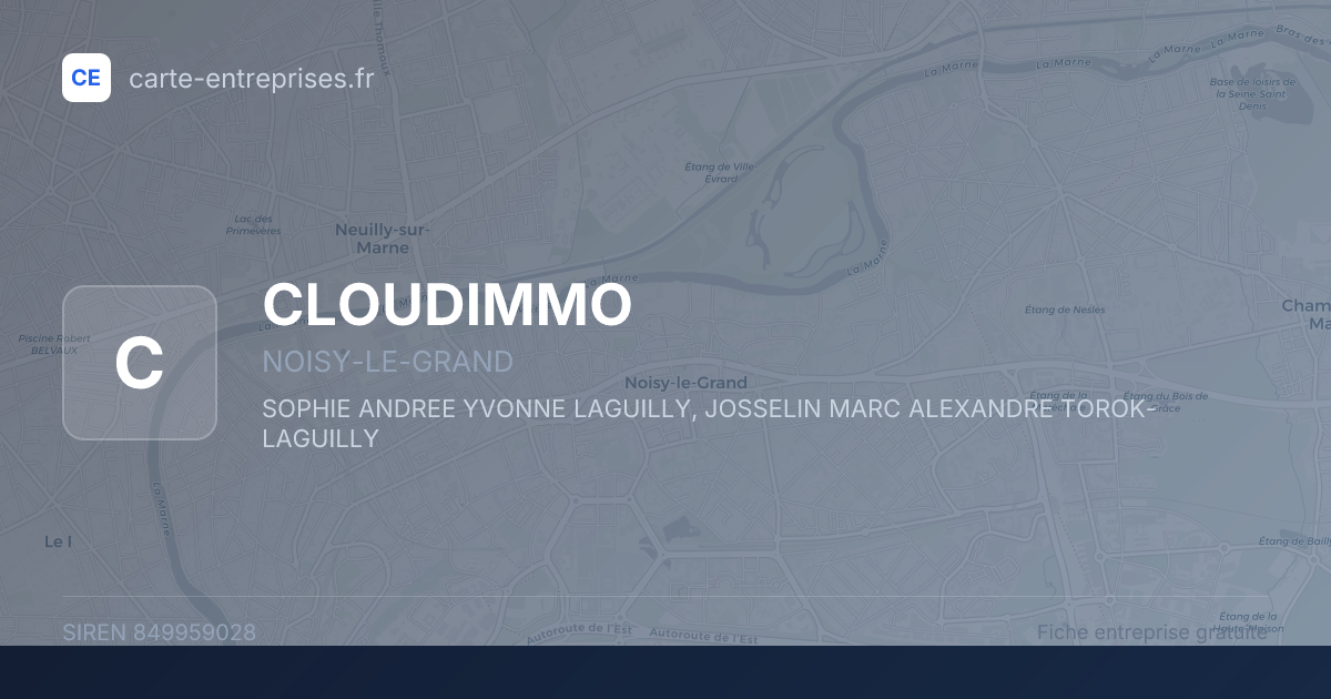 CLOUDIMMO — 849959028 — fiche entreprise