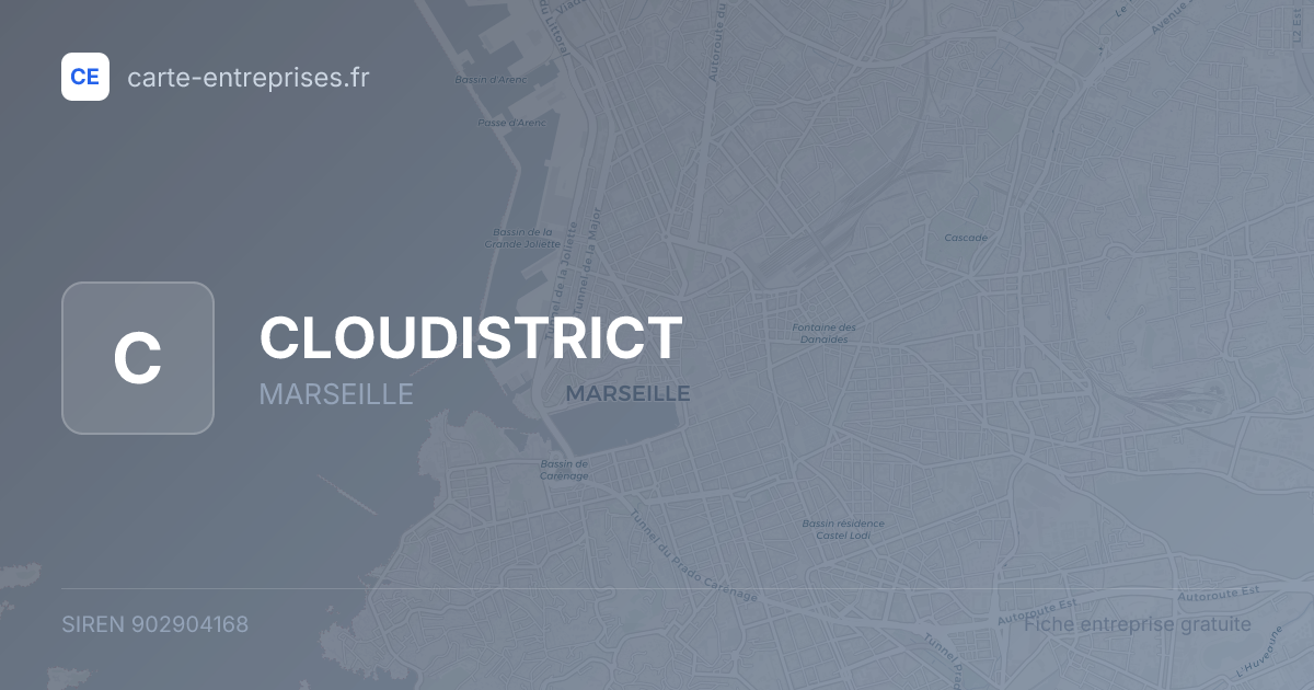 CLOUDISTRICT — 902904168 — fiche entreprise