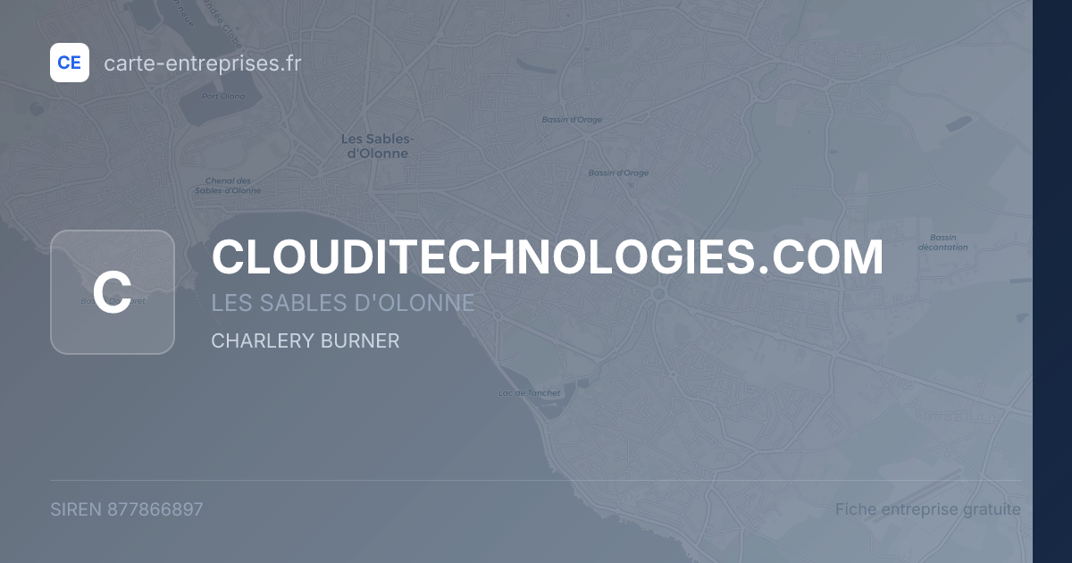 CLOUDITECHNOLOGIES.COM — 877866897 — fiche entreprise