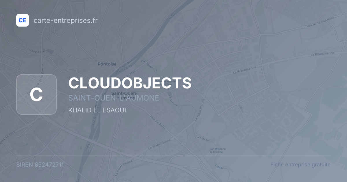 CLOUDOBJECTS — 852472711 — fiche entreprise