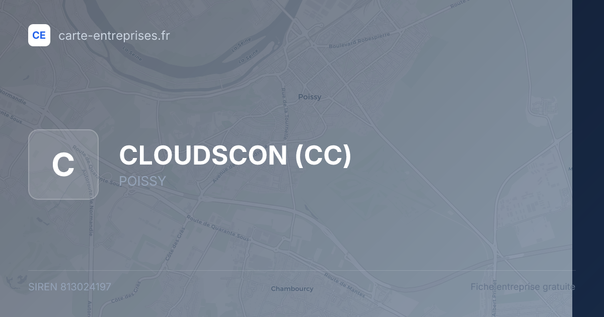 CLOUDSCON (CC) — 813024197 — fiche entreprise