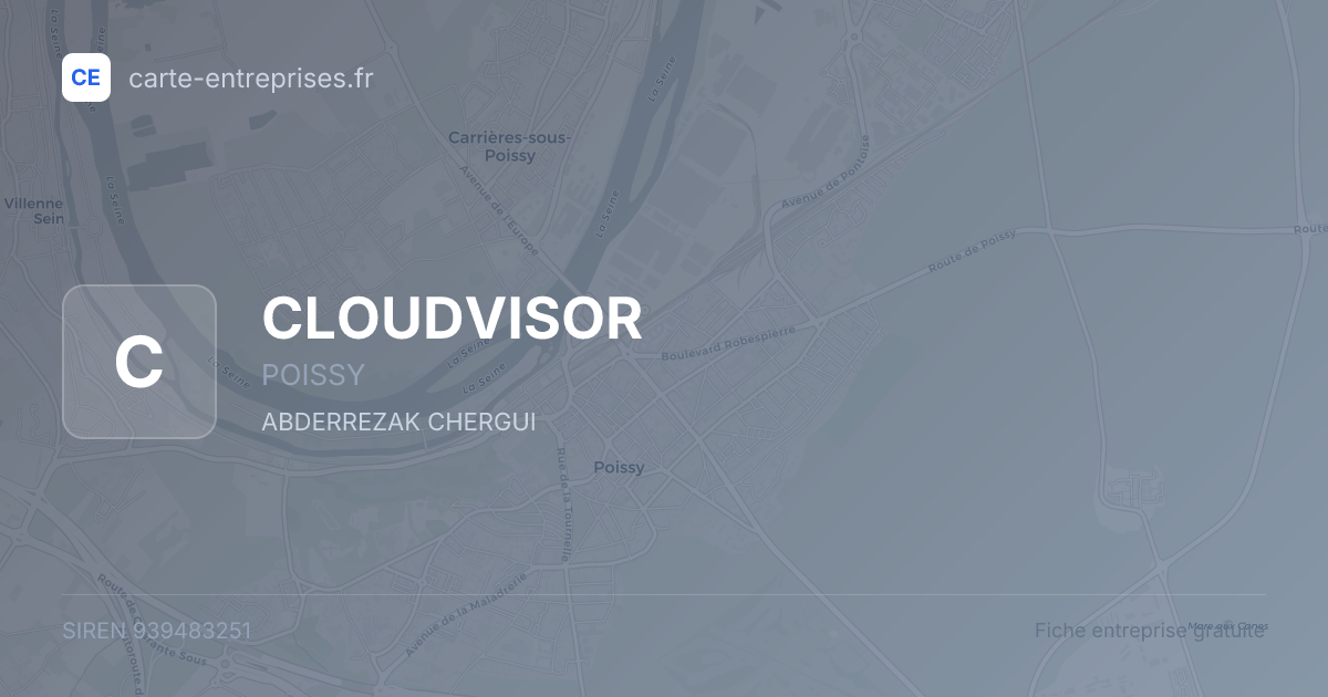 CLOUDVISOR — 939483251 — fiche entreprise