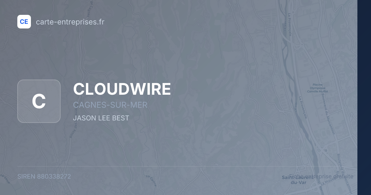 CLOUDWIRE — 880338272 — fiche entreprise