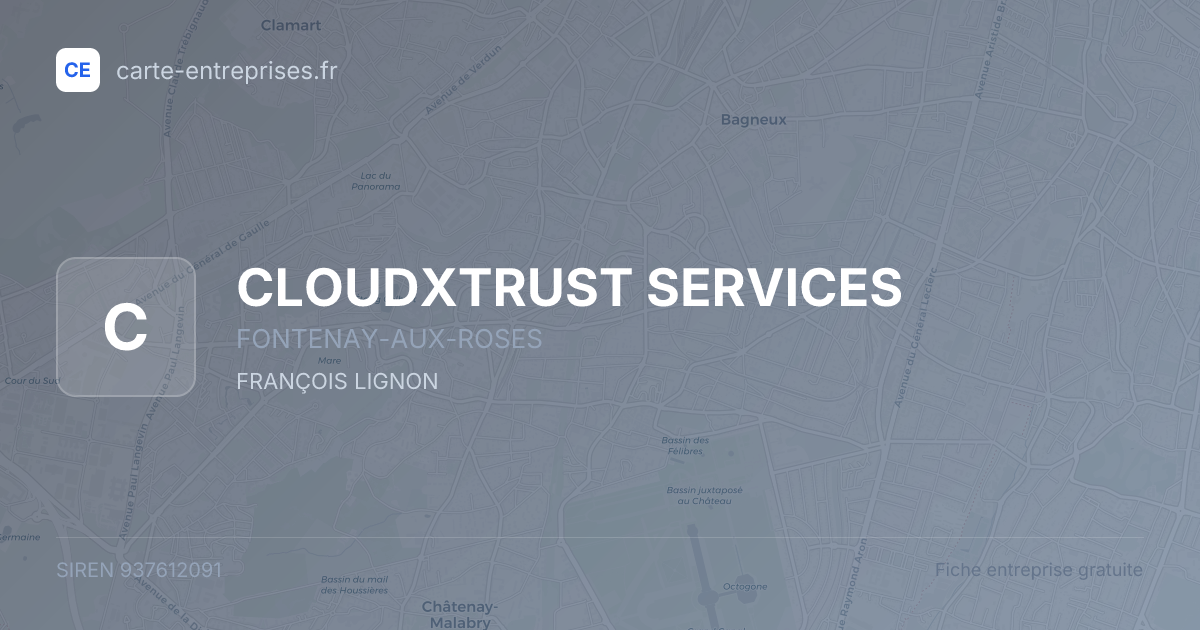 CLOUDXTRUST SERVICES — 937612091 — fiche entreprise