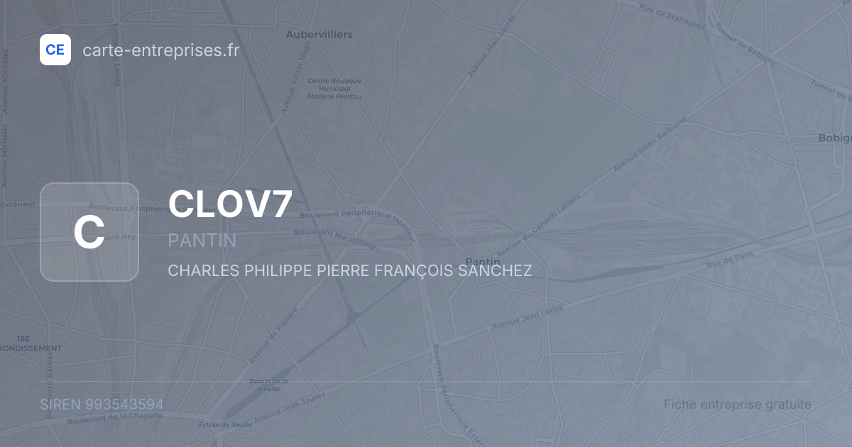 CLOV7 — 993543594 — fiche entreprise