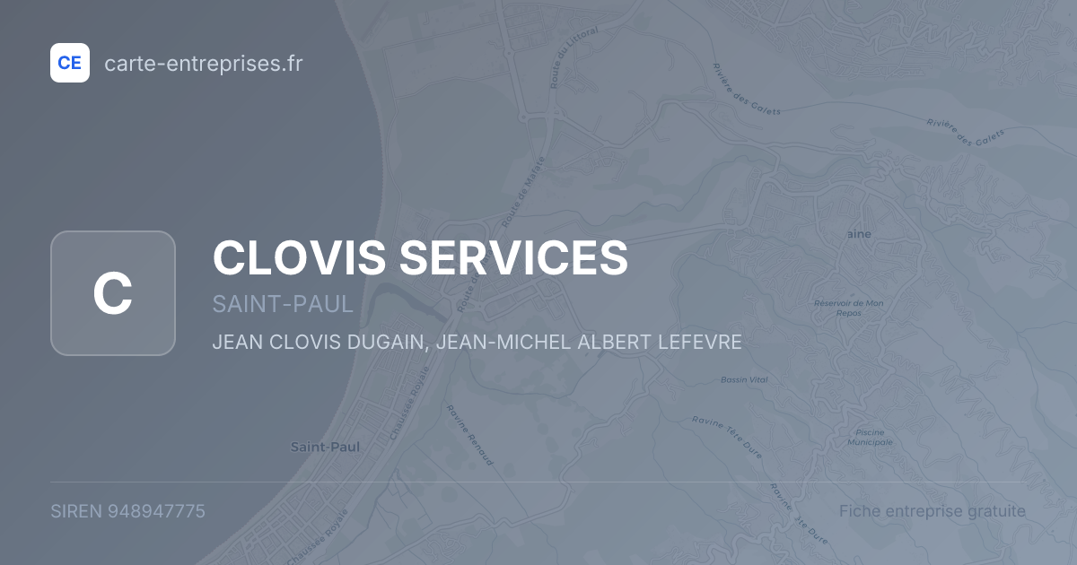 CLOVIS SERVICES — 948947775 — fiche entreprise