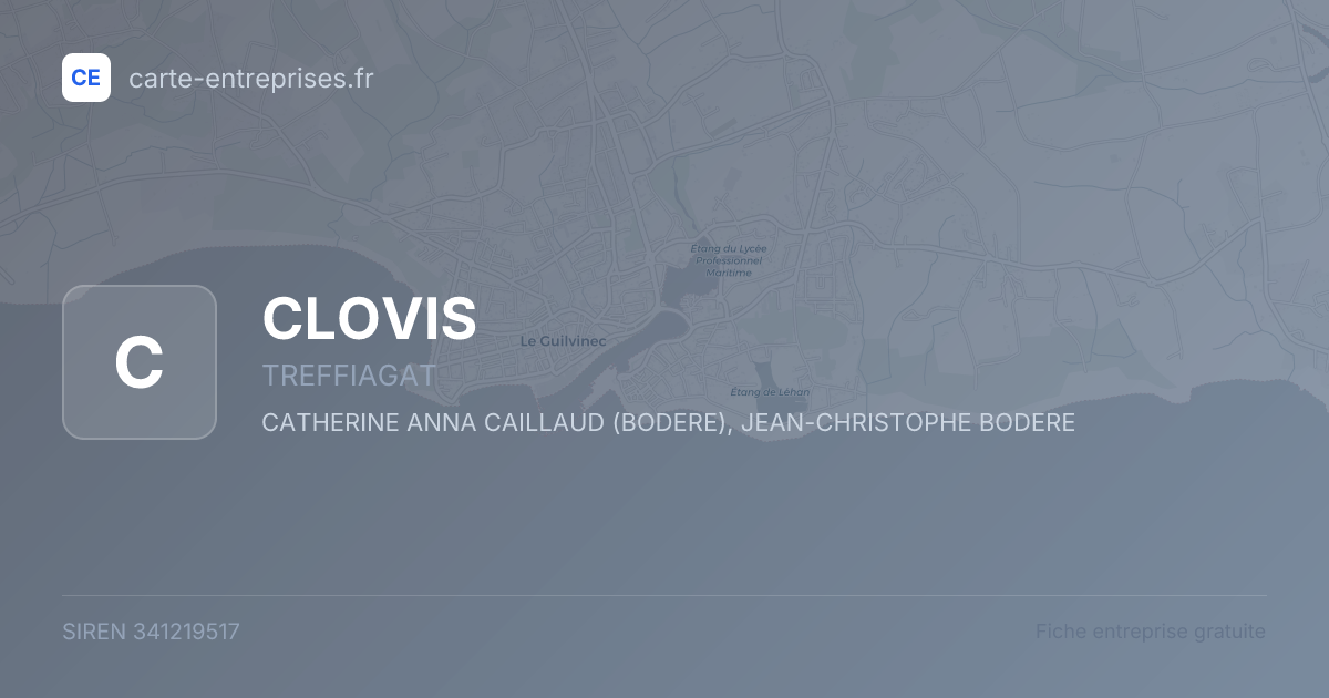 CLOVIS — 341219517 — fiche entreprise
