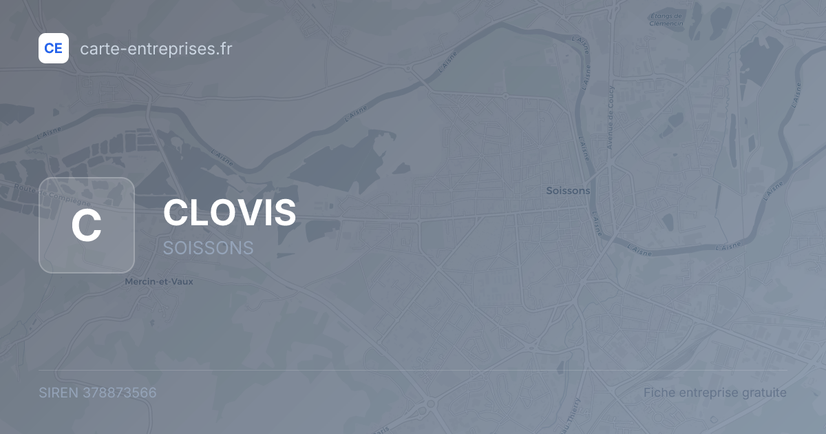 CLOVIS — 378873566 — fiche entreprise
