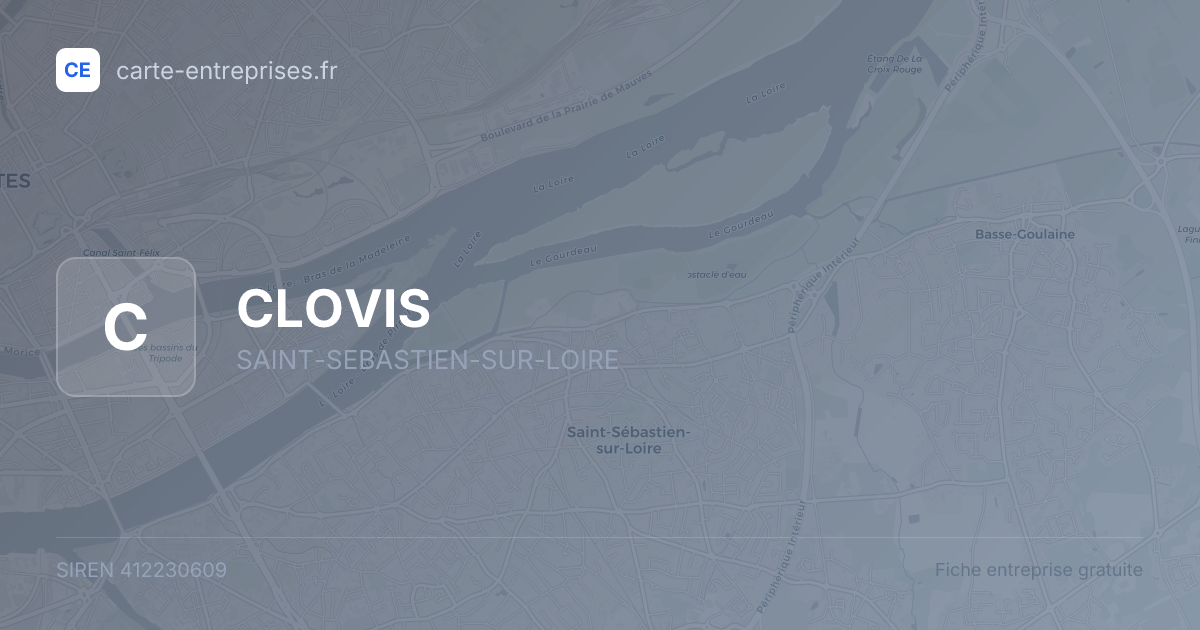 CLOVIS — 412230609 — fiche entreprise
