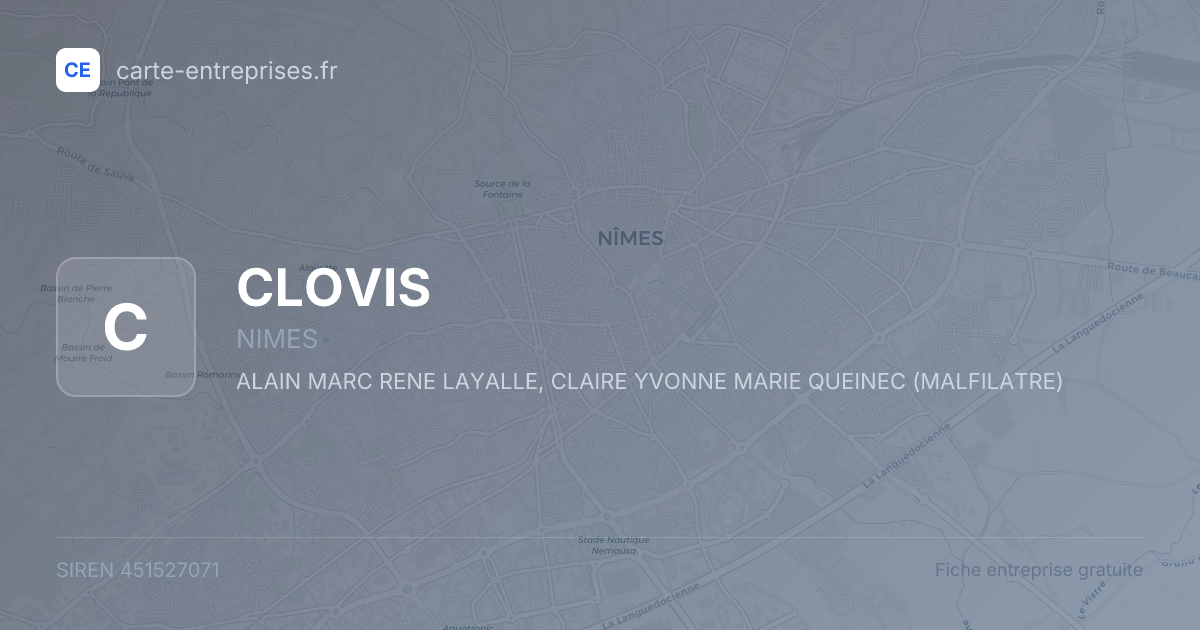 CLOVIS — 451527071 — fiche entreprise
