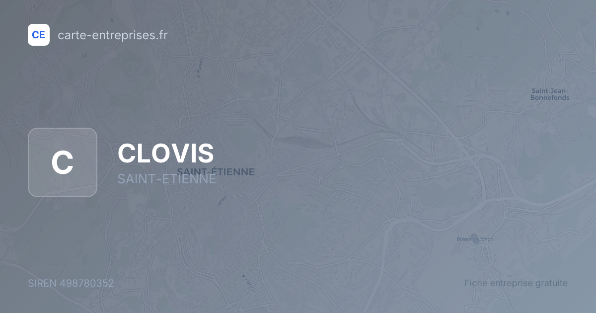 CLOVIS — 498780352 — fiche entreprise