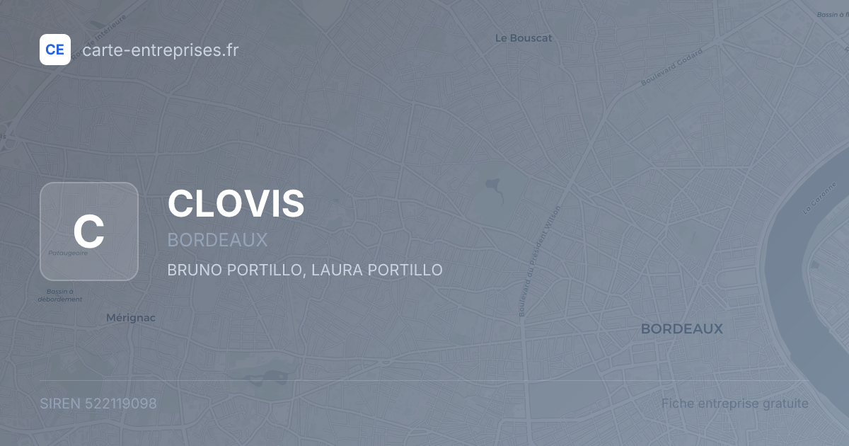 CLOVIS — 522119098 — fiche entreprise