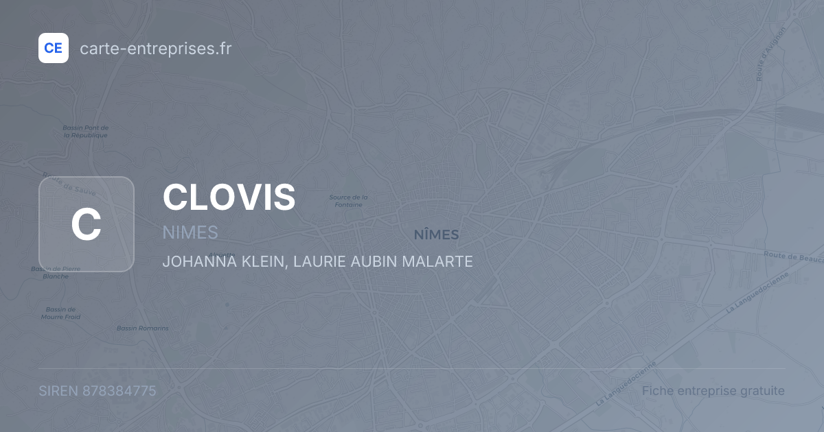 CLOVIS — 878384775 — fiche entreprise