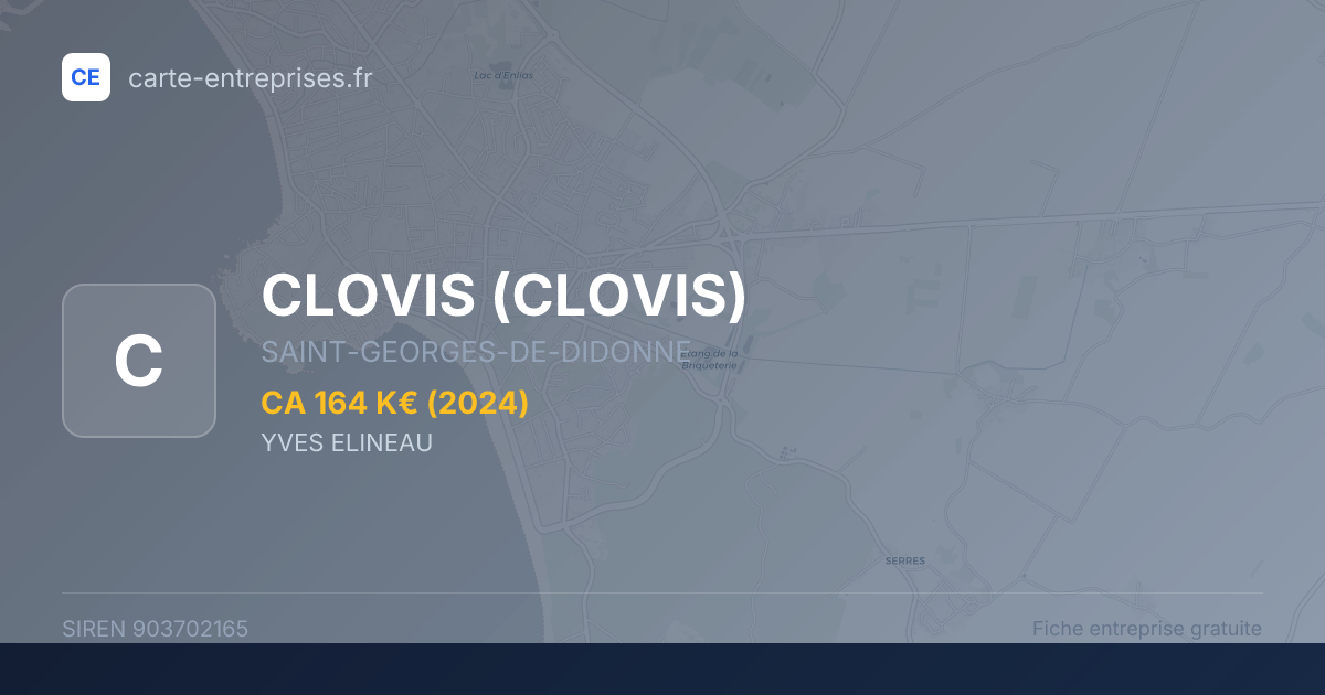 CLOVIS — 903702165 — fiche entreprise