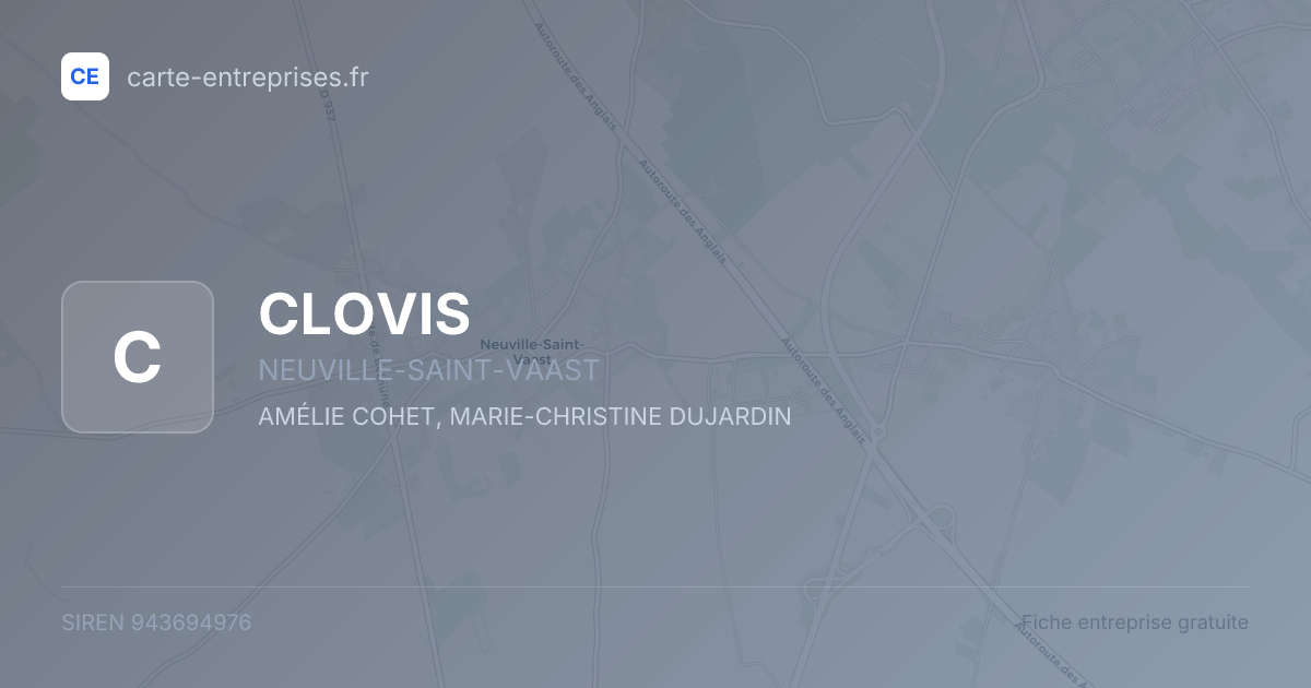 CLOVIS — 943694976 — fiche entreprise