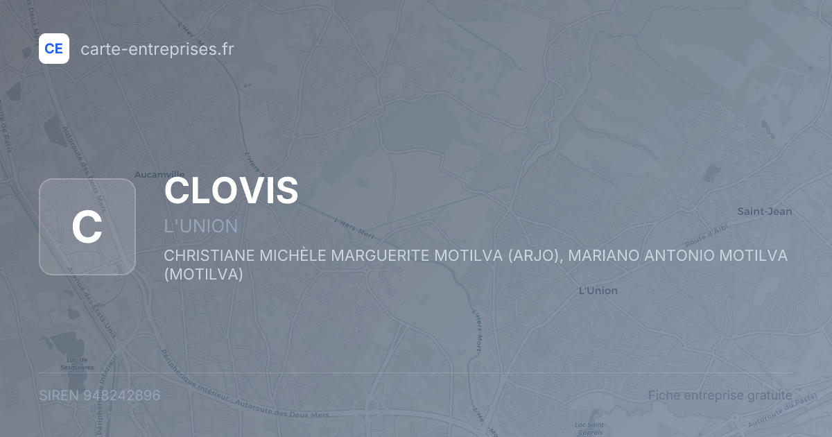 CLOVIS — 948242896 — fiche entreprise