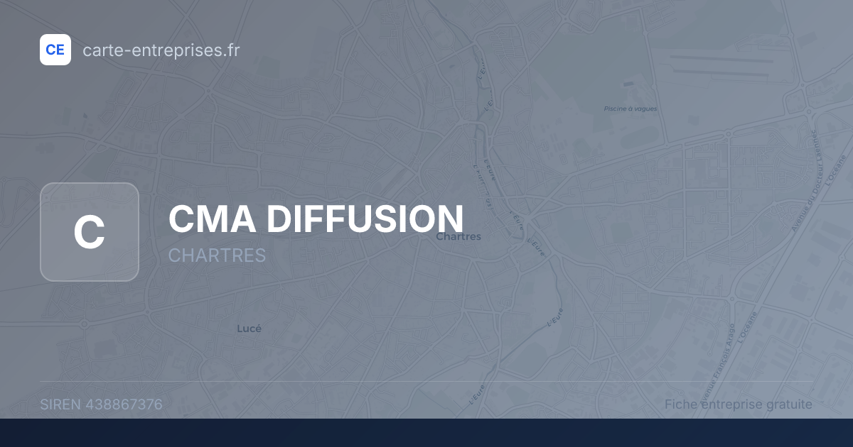 CMA DIFFUSION — 438867376 — fiche entreprise