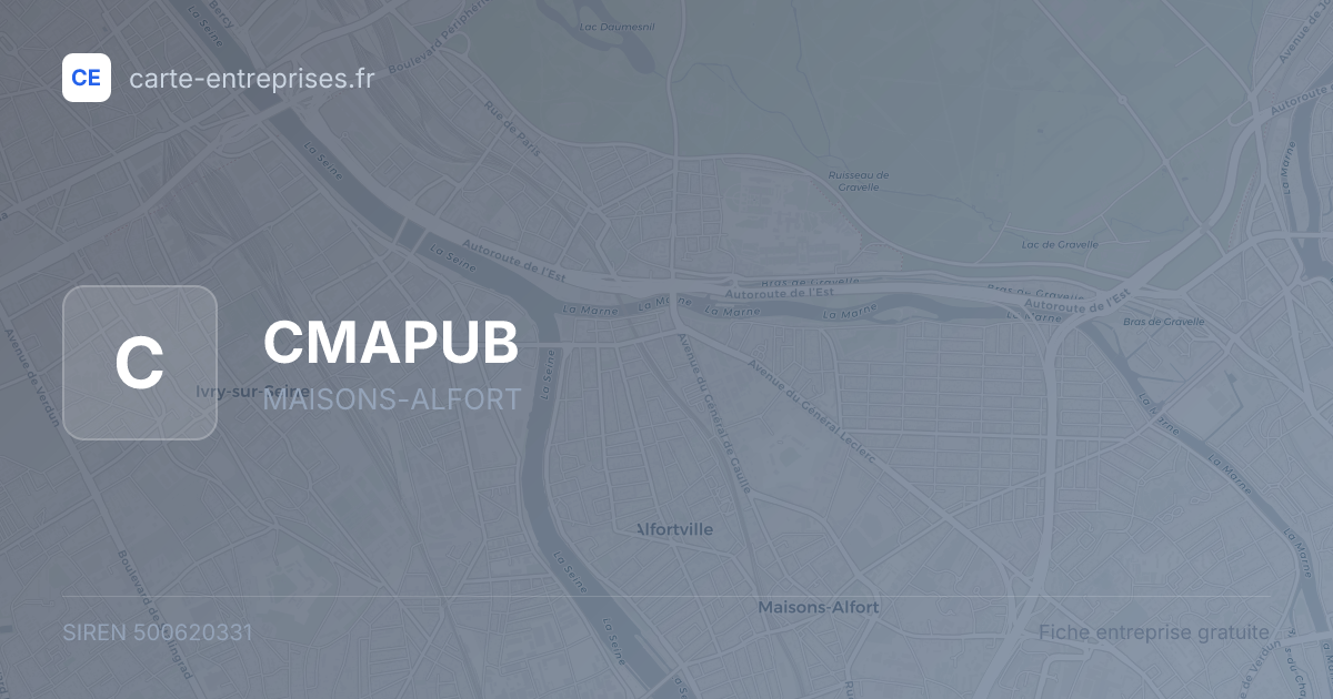 CMAPUB — 500620331 — fiche entreprise