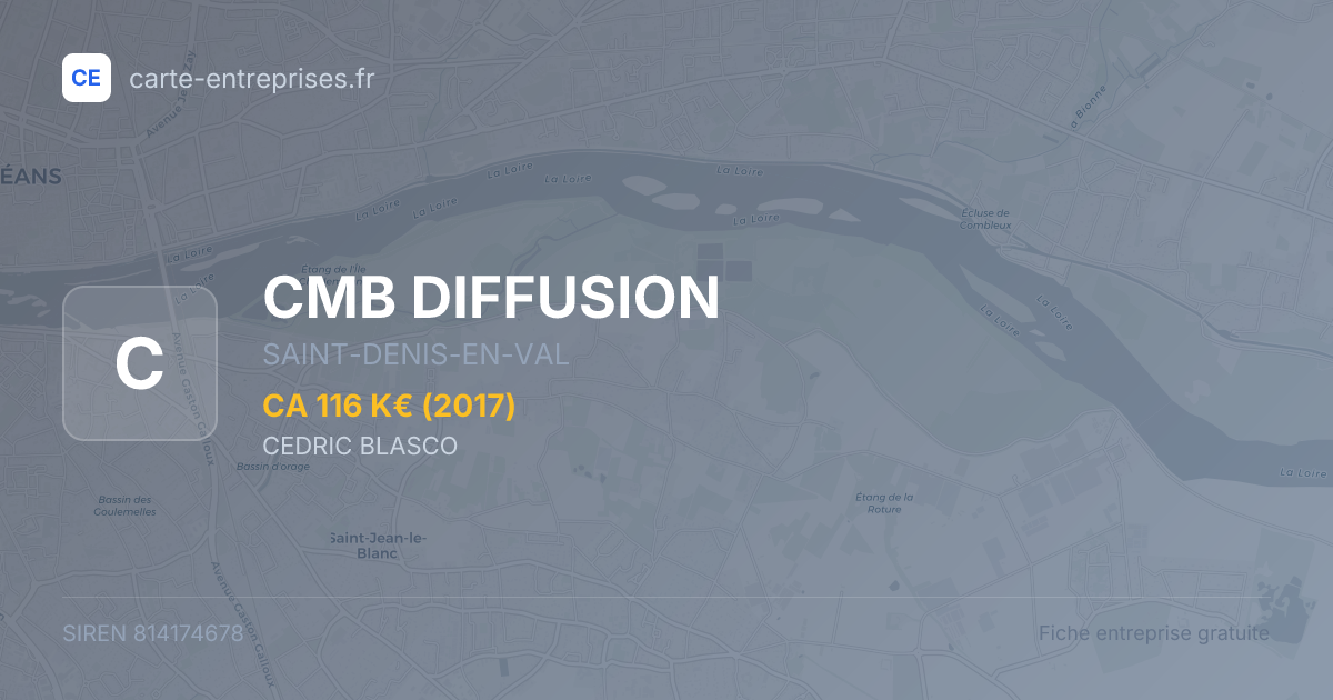 CMB DIFFUSION — 814174678 — fiche entreprise