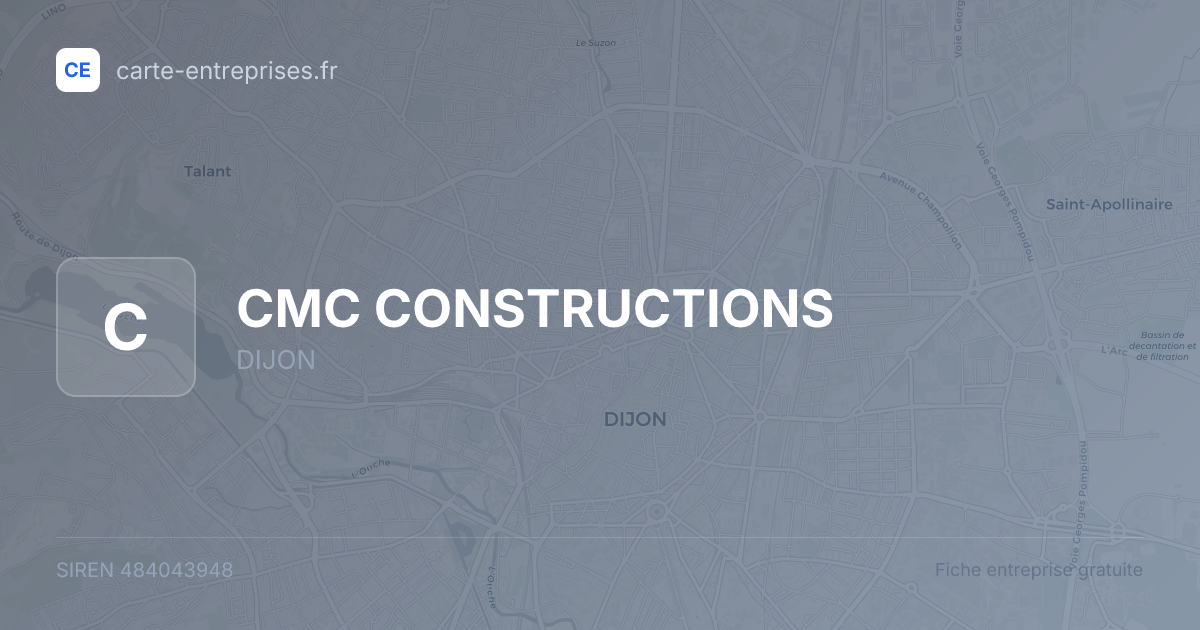 CMC CONSTRUCTIONS — 484043948 — fiche entreprise