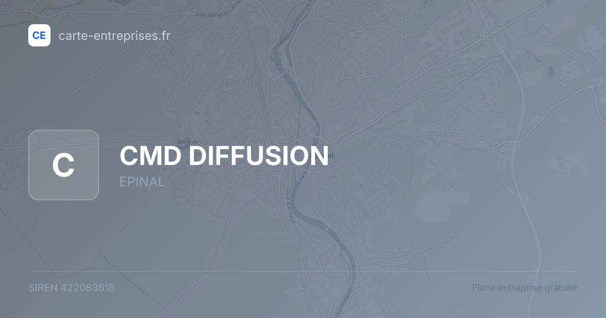CMD DIFFUSION — 422083618 — fiche entreprise