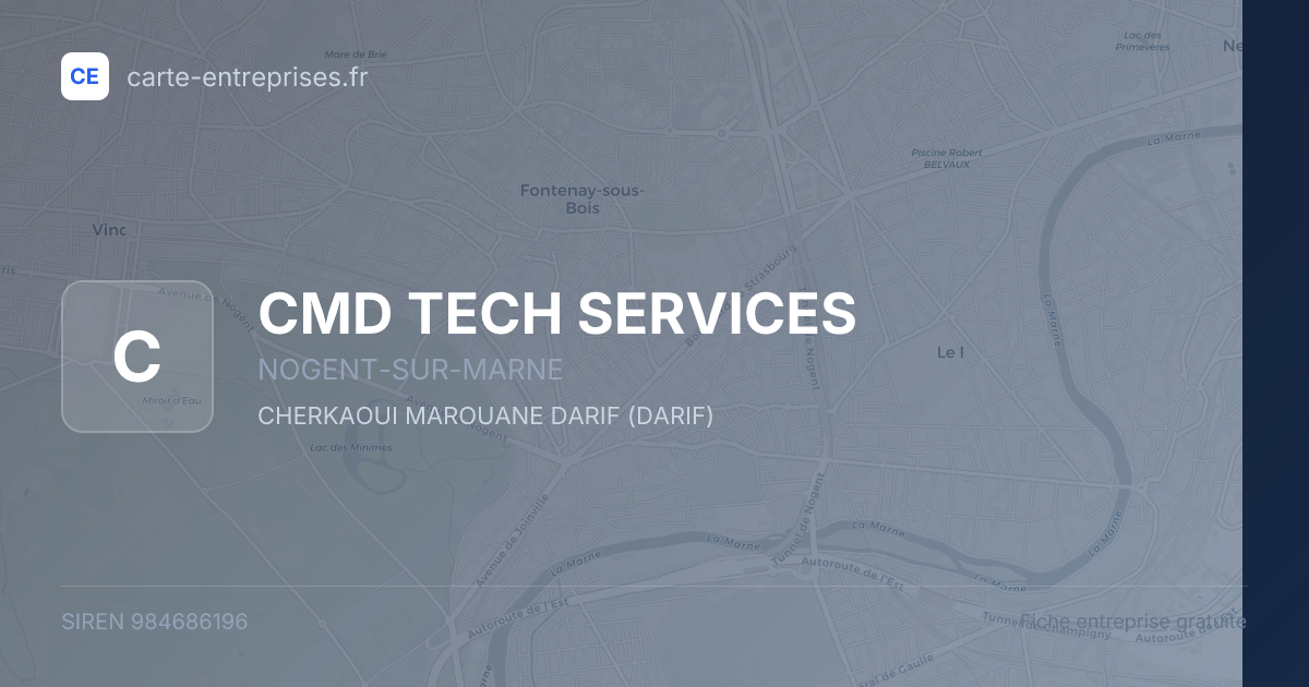 CMD TECH SERVICES — 984686196 — fiche entreprise