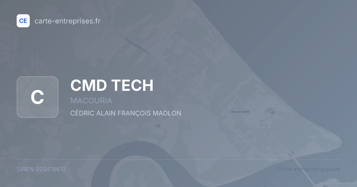 CMD TECH — 929419612 — fiche entreprise