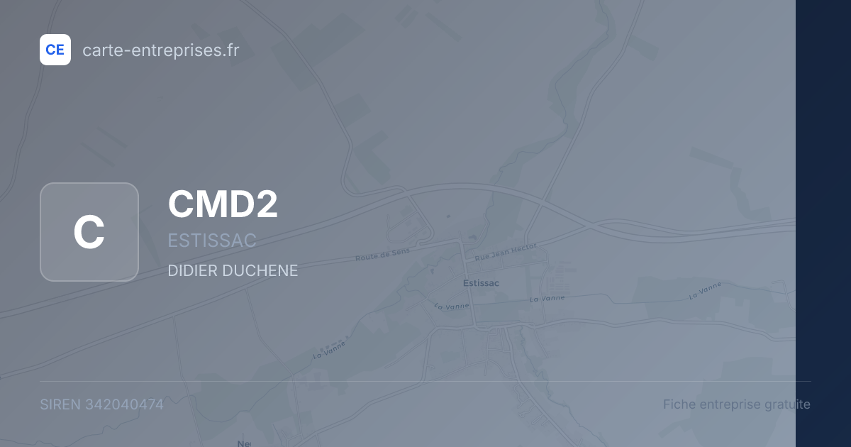 CMD2 — 342040474 — fiche entreprise