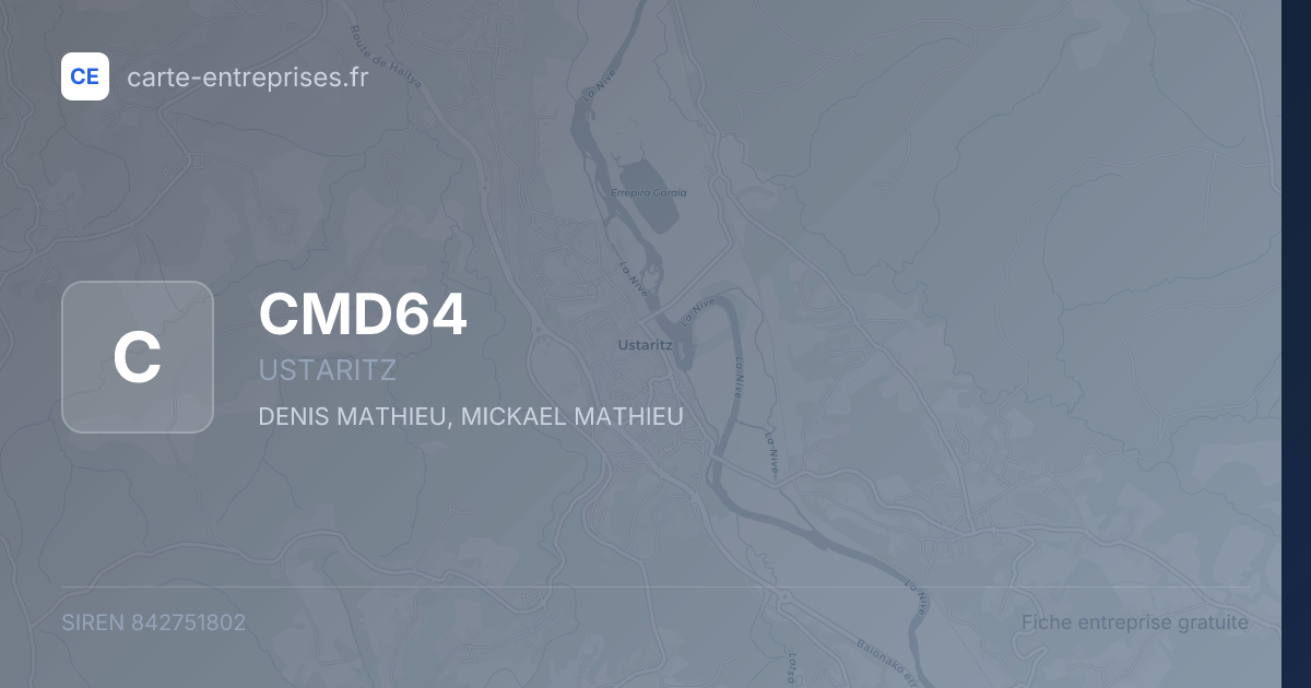 CMD64 — 842751802 — fiche entreprise
