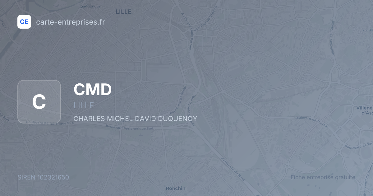CMD — 102321650 — fiche entreprise
